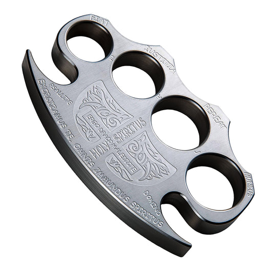 2024 New CNC Process Full Stainless Steel Constantine Holy Spiritus Brass Knuckles Paper Weight