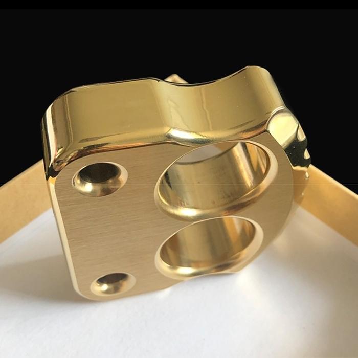 Afrankart DFK 2 Finger Brass Knuckles Knuckle Duster -Cakra EDC Gadgets