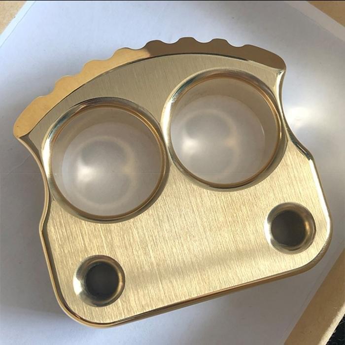 Afrankart DFK 2 Finger Brass Knuckles Knuckle Duster -Cakra EDC Gadgets