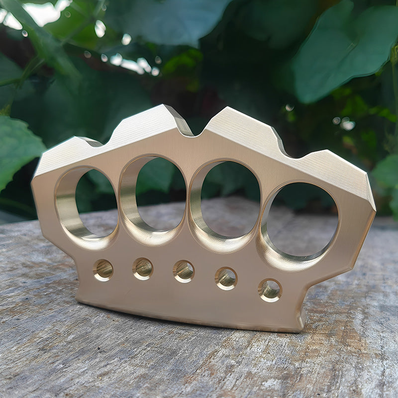 2023 New Brass Self Defense Knuckles Four Finger