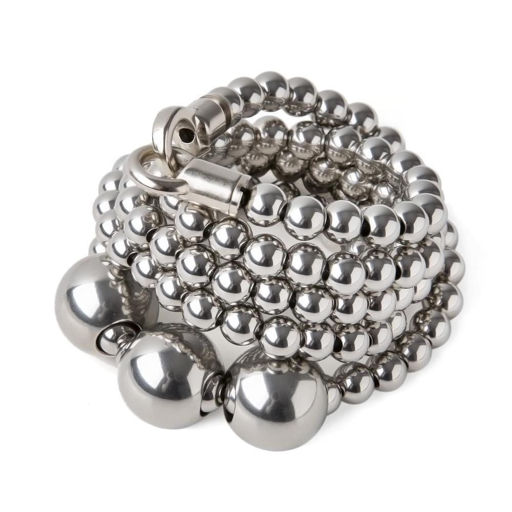 Bracelet de perles d'autodéfense en acier inoxydable Acala