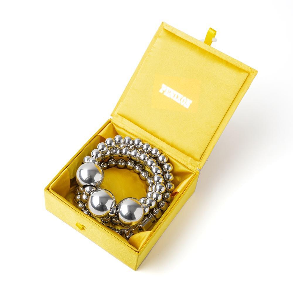 Bracelet de perles d'autodéfense en acier inoxydable Acala