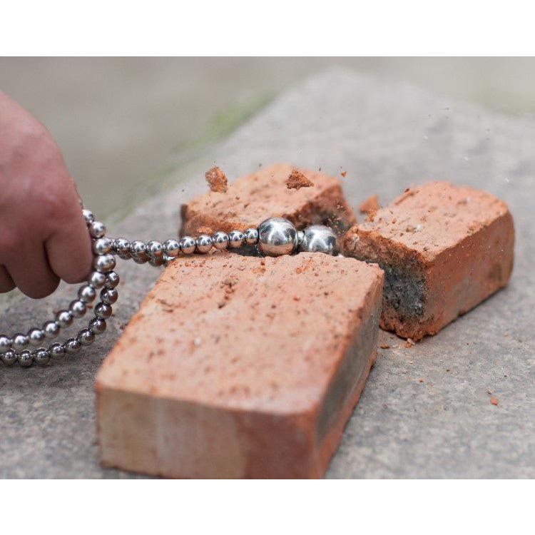 Bracelet de perles d'autodéfense en acier inoxydable Acala