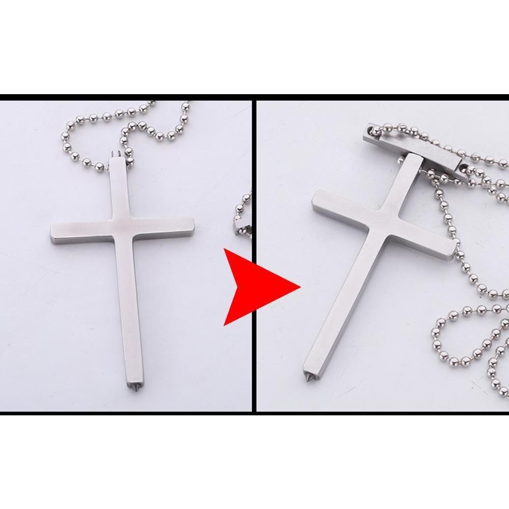 Pendentif Spike Cross Self Défense