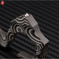2019 Ultra-light G10 Material Seahorse Three Finger Spiked Brass Knuckles