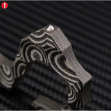 2019 Ultra-light G10 Material Seahorse Three Finger Spiked Brass Knuckles