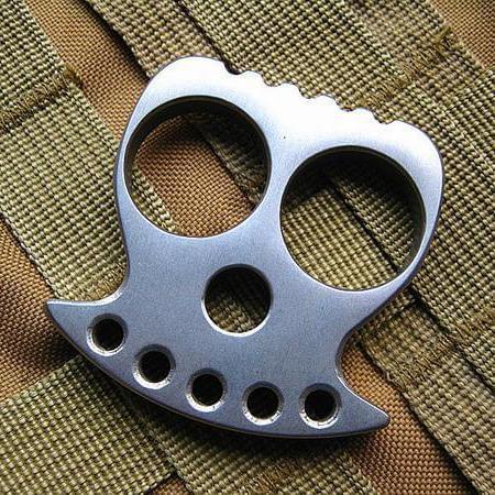 9cr13mov Stainless Steel Skull Self Defense Keychain