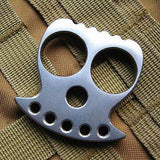 9cr13mov Porte-clés d'autodéfense crâne en acier inoxydable 