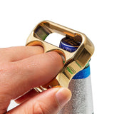 Afrankart DFK Ouvre-bouteille à deux doigts Knuck - Cakra EDC Gadgets