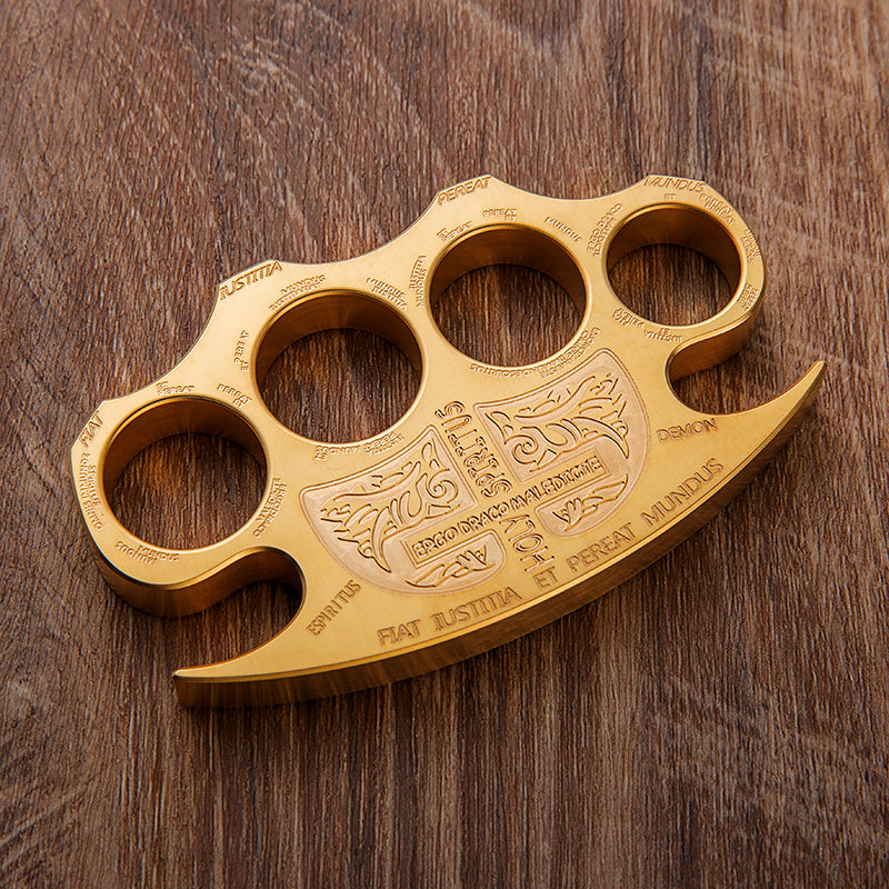 Constantine Brass Knuckles Holy Spiritus Paperweight - Exact Replica
