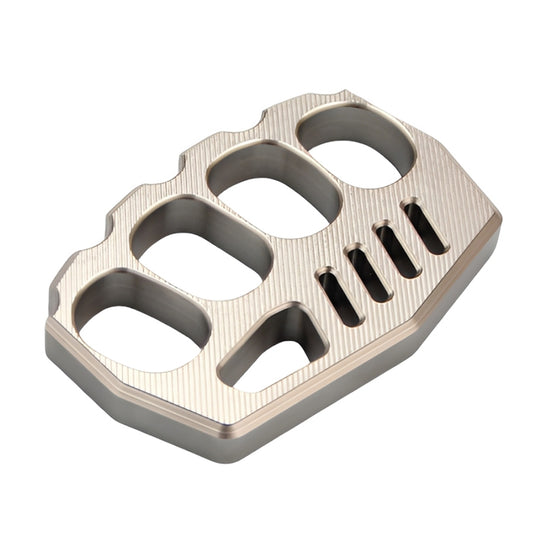 Striped Style Full Stainless Steel Everyday Carry Knuckles