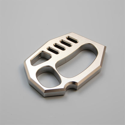 Striped Style Full Stainless Steel Everyday Carry Knuckles