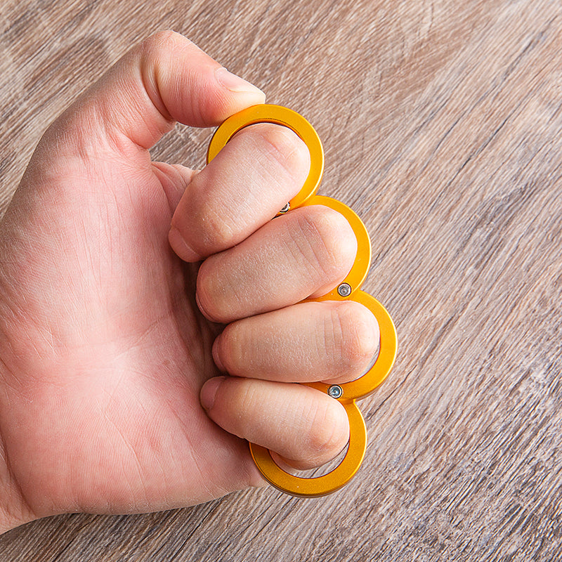 Light Aluminium Folding Brass Knuckles Self Defense