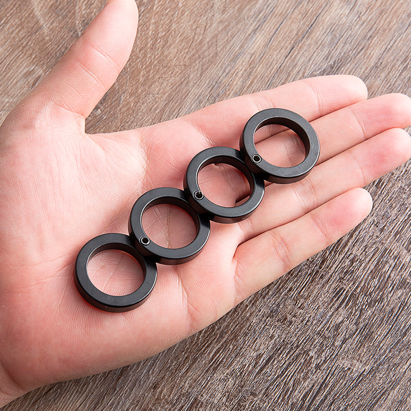 Light Aluminium Folding Brass Knuckles Self Defense
