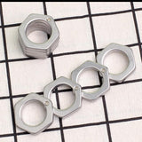 2022 Nouveaux Knucks pliants en acier inoxydable Hexagon Stone Wash