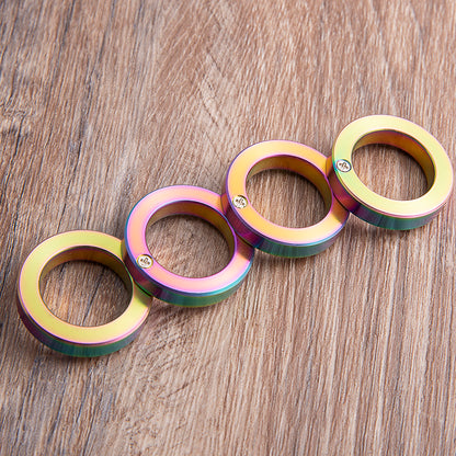 Blueing Finish Folding Knuckles Rings