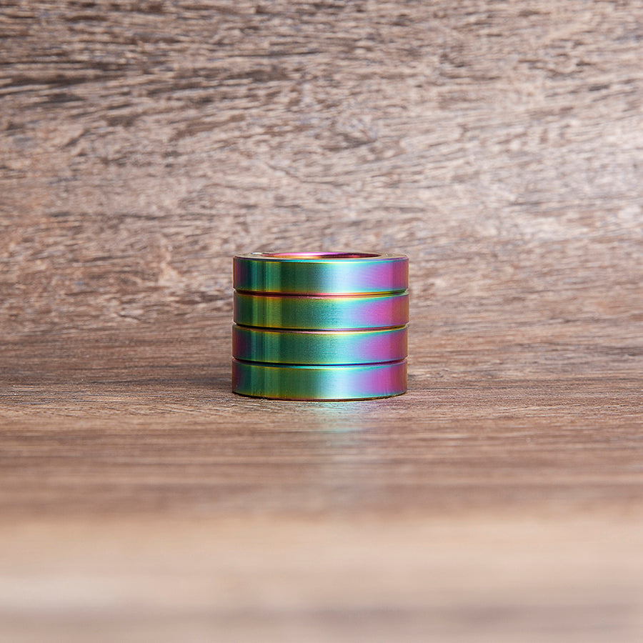 Blueing Finish Folding Knuckles Rings