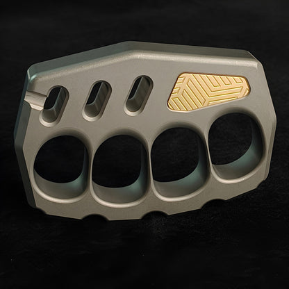 New Four Finger Stainless Steel Knuckle Duster For Self Defense