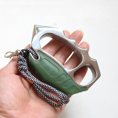 New Stainless Steel Knuckle Duster With Silicone Hand Guard