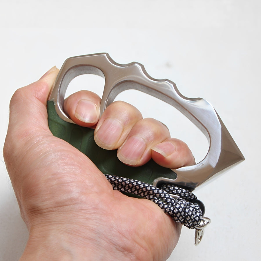 New Stainless Steel Knuckle Duster With Silicone Hand Guard