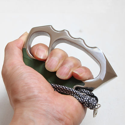 New Stainless Steel Knuckle Duster With Silicone Hand Guard