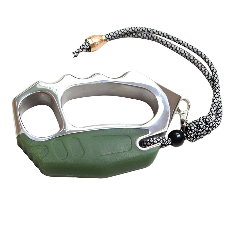New Stainless Steel Knuckle Duster With Silicone Hand Guard