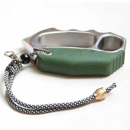 New Stainless Steel Knuckle Duster With Silicone Hand Guard