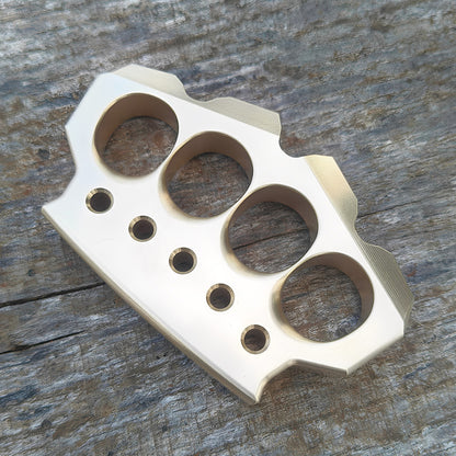 2023 New Brass Self Defense Knuckles Four Finger