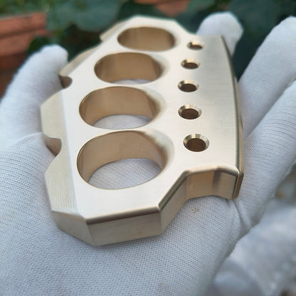 2023 New Brass Self Defense Knuckles Four Finger