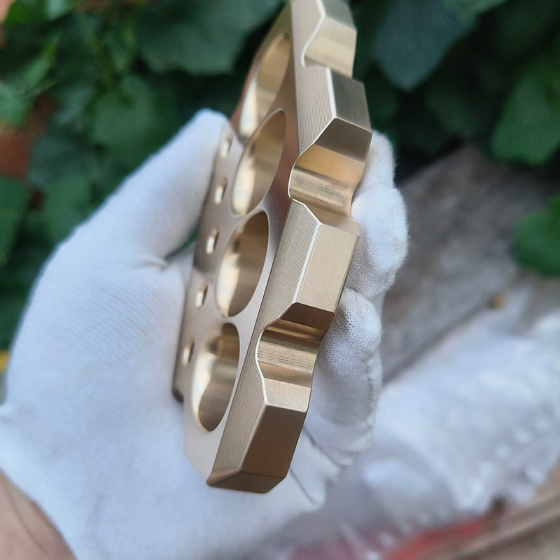 2023 New Brass Self Defense Knuckles Four Finger