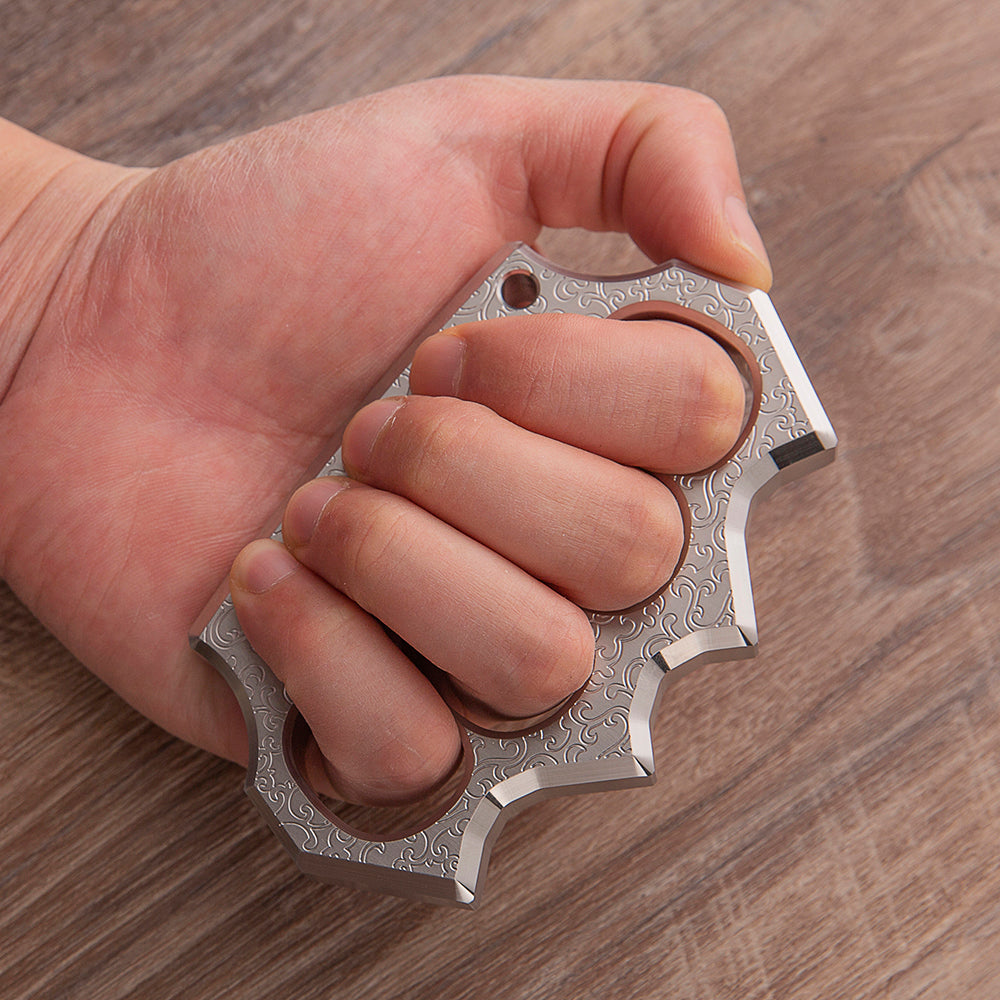 Knuckle Types 2025 New Black Wukong Full Stainless Steel Metal Knuckles Weapon ...