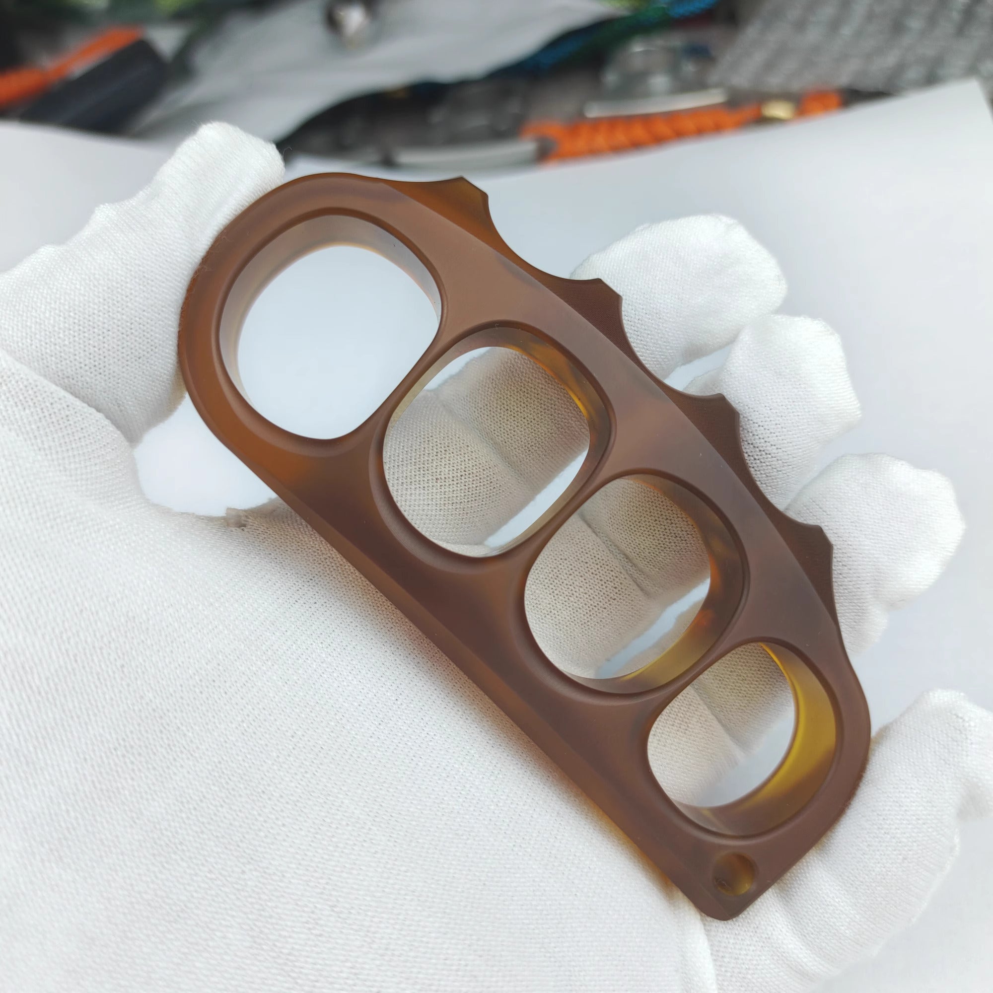 Pvc Knuckle New Pea Pod Full PC Plastic Knuckles Self Defense – Cakra EDC Gadgets