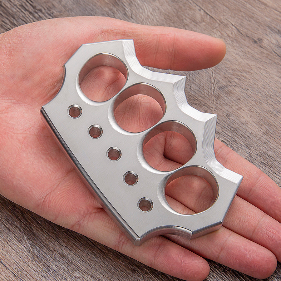 Real Stainless Steel Spiked Knuckles