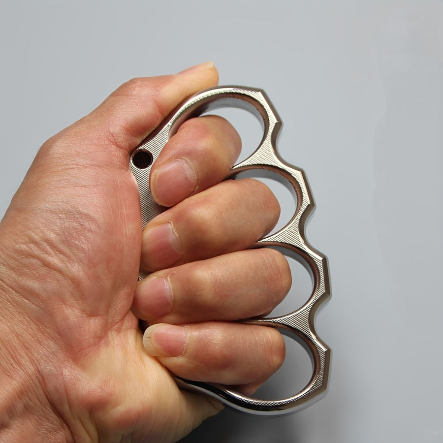 304 Stainless Steel Striped Style Self Defense Brass Knuckles