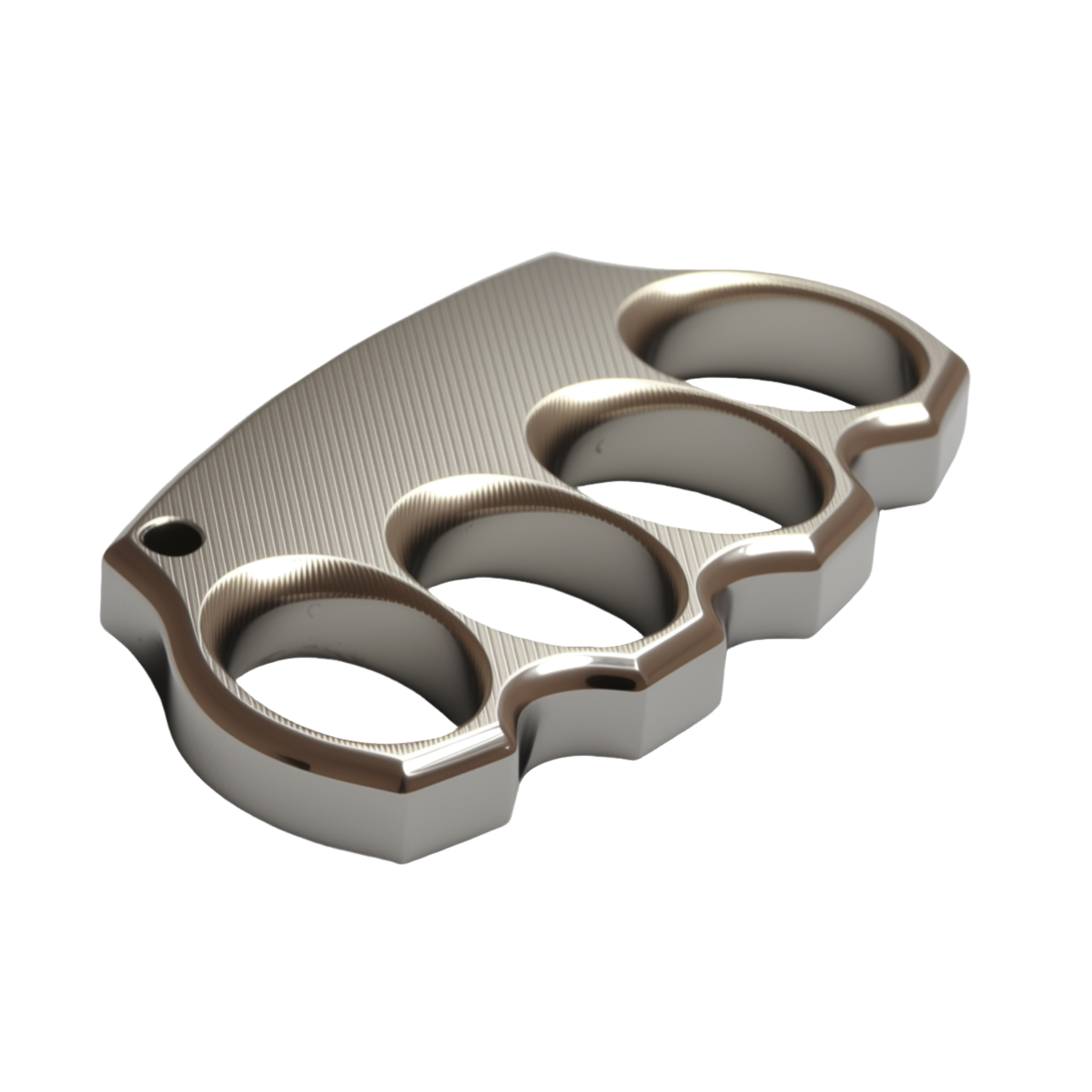 304 Stainless Steel Striped Style Self Defense Brass Knuckles
