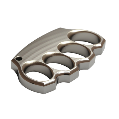 304 Stainless Steel Striped Style Self Defense Brass Knuckles