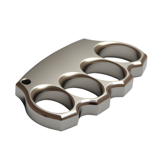 304 Stainless Steel Striped Style Self Defense Brass Knuckles