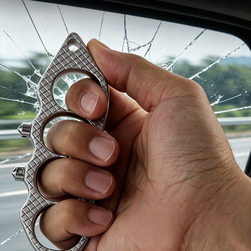 New HX5476 Zinc Alloy Spiked Brass Knuckles