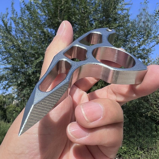 2026 New CNC Spiked Real Brass Knuckles