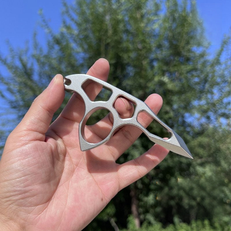 2026 New CNC Spiked Real Brass Knuckles
