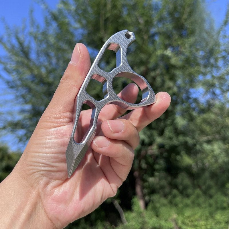 2026 New CNC Spiked Real Brass Knuckles