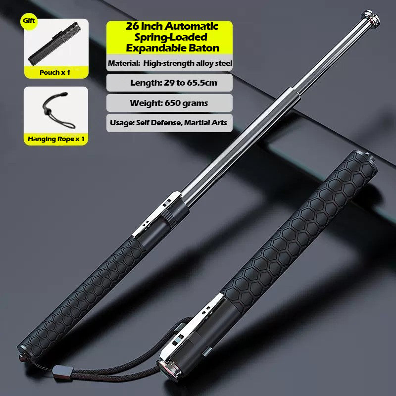 2026 New Automatic Spring-Loaded Expandable Baton