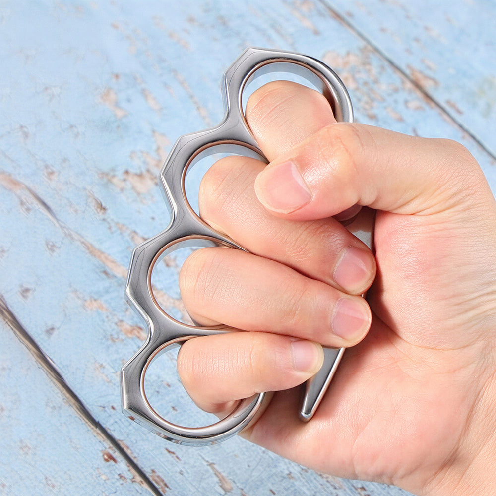 Mirror Finish Stainless Steel Real Brass Knuckles