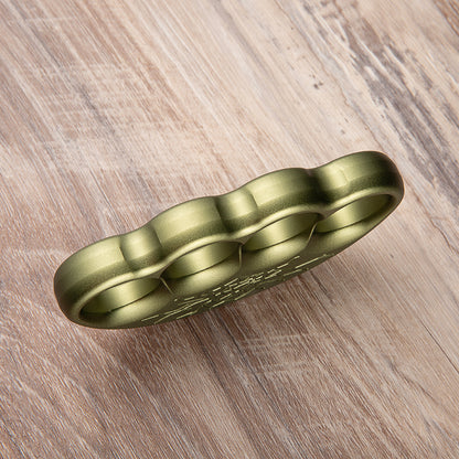 Green Lightning 6061 Aluminium Thick Brass Knuckles