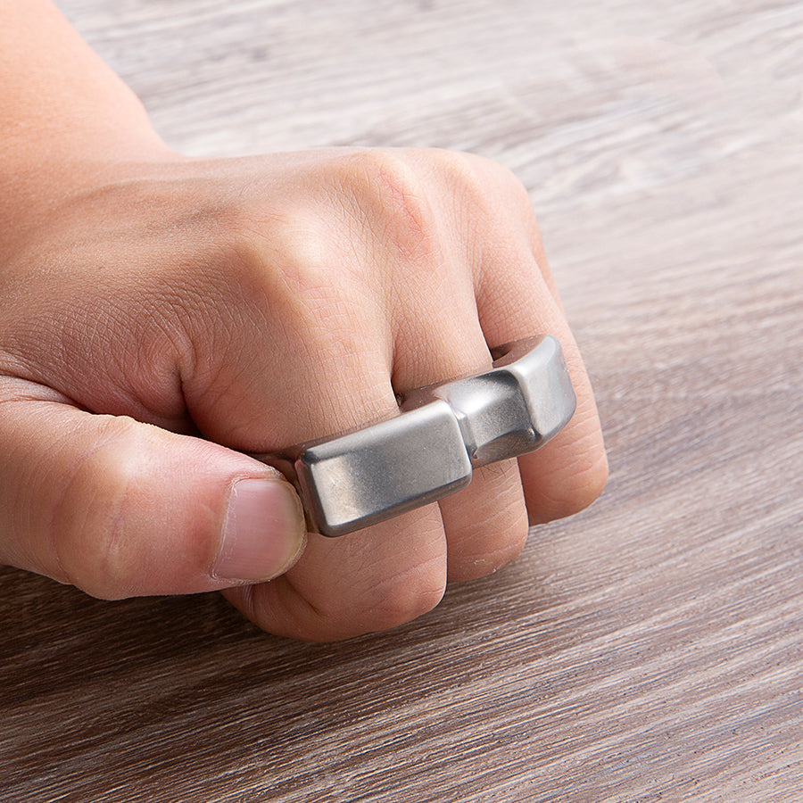 Titanium 2 Finger Knuckle Bottle Opener