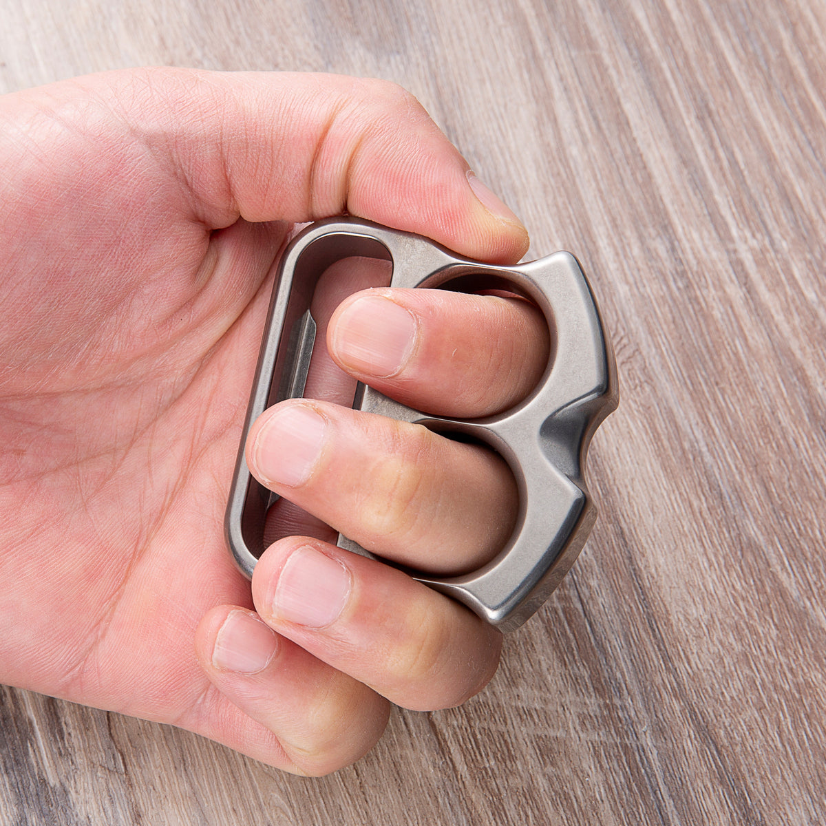 Titanium 2 Finger Knuckle Bottle Opener