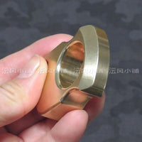 2022 Type 1000 Non Lethal Real Brass Knuckles Ring