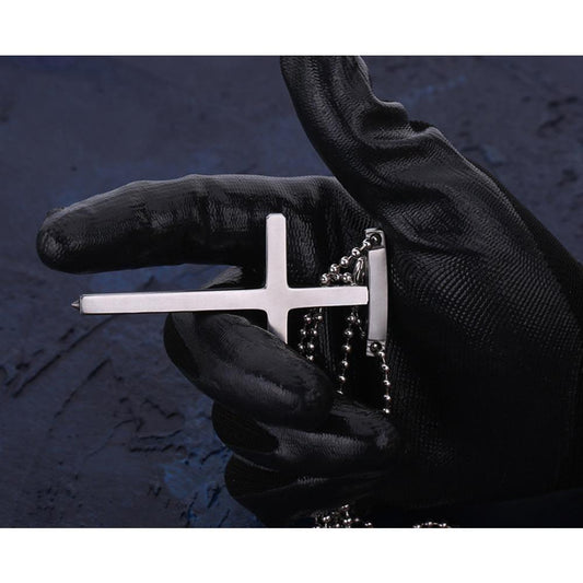 Cross Self Defense Spike Pendant