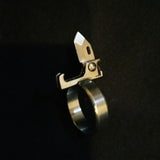 Folding Brass Knuckle Knife - Cakra EDC Gadgets