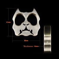 15mm Ultra-Épais Bulldog Véritable Brass Knuckles Autodéfense